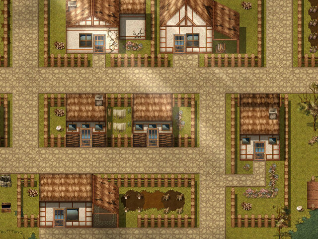 RPG Maker MZ - KR Everyday Town Tileset #9