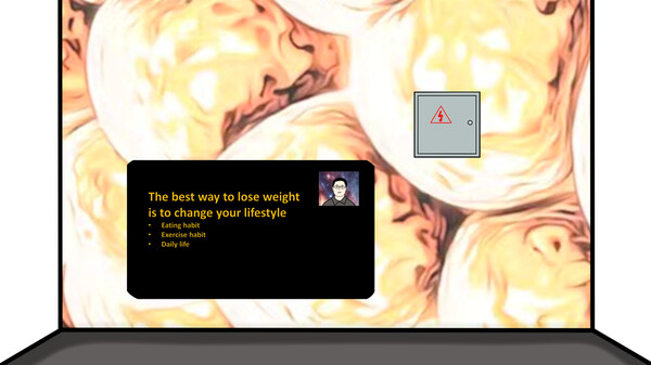 Simulator Of A Person Who Is Taking Online Course To Study How To Lose Weight game for Linux 1