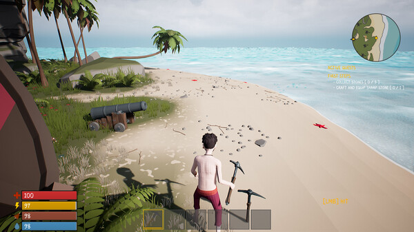 Survival Dead Poly Metal Pickaxe