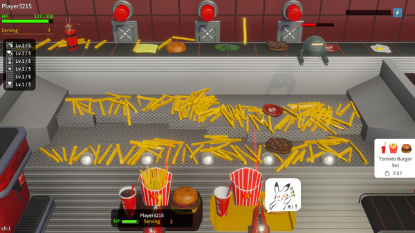 French Fries Pusher Friends game for Linux 1