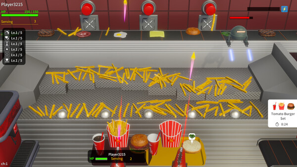 Скриншот из French Fries Pusher Friends