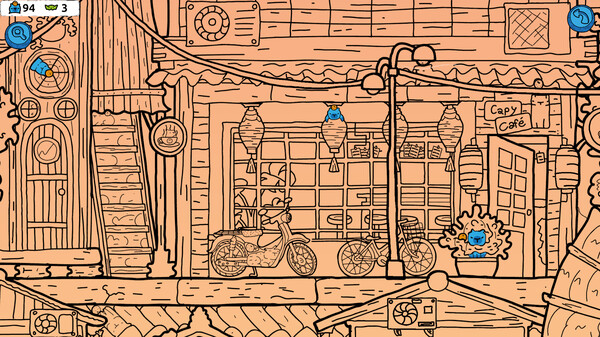 Hidden Capybaras with Orange game for Linux 1