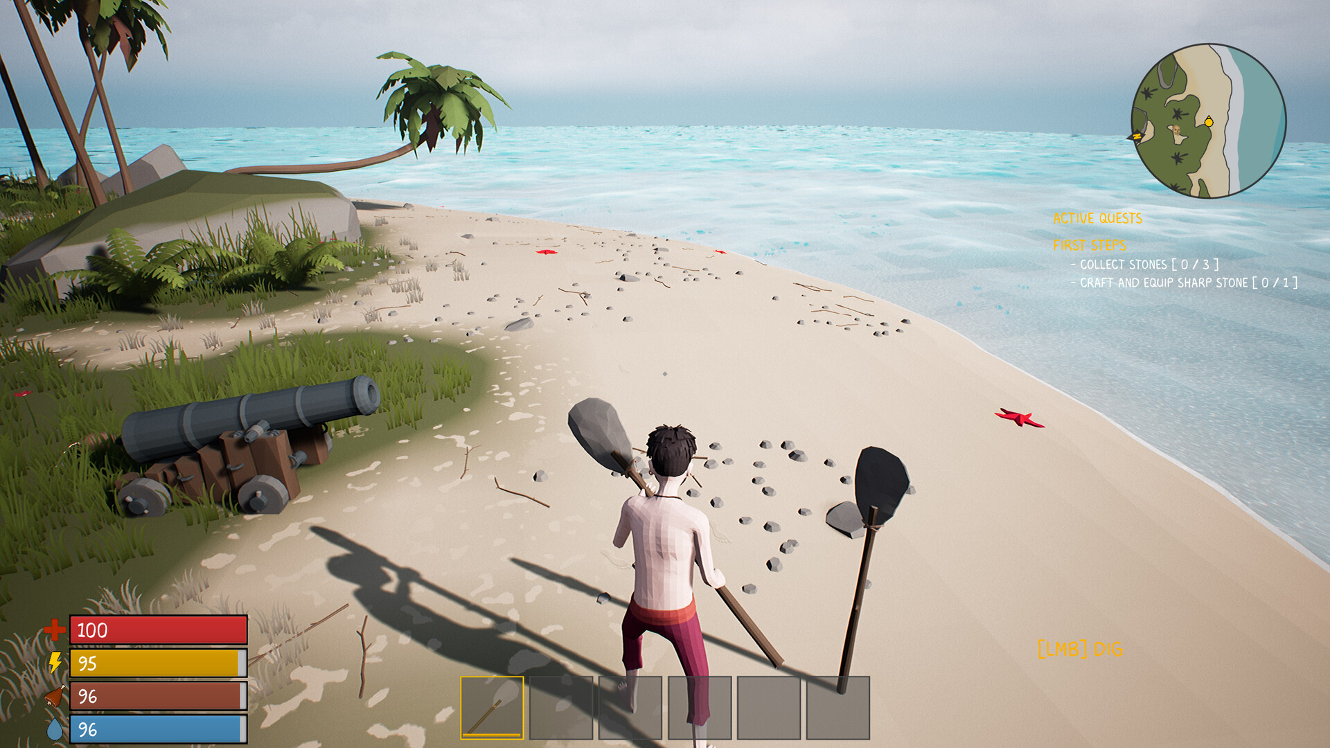 Survival Dead Poly Stone Shovel Featured Screenshot #1