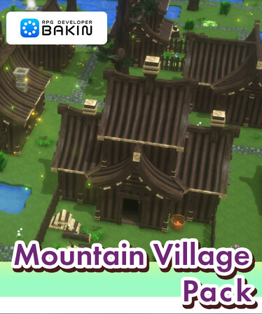 RPG Developer Bakin Mountain Village Pack