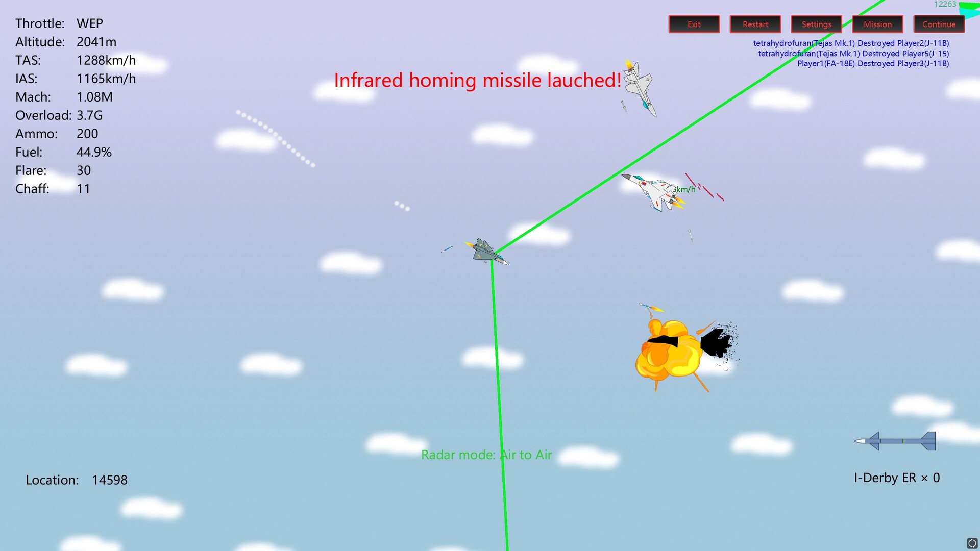 2D Dogfight - Secret Project #4