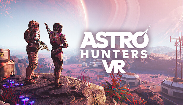 Capsule Grafik von "Astro Hunters VR", das RoboStreamer für seinen Steam Broadcasting genutzt hat.