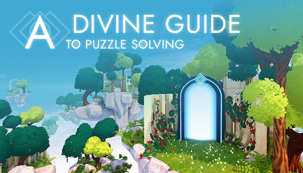 Imagen de la cápsula de "A Divine Guide To Puzzle Solving" que utilizó RoboStreamer para las transmisiones en Steam