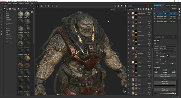 Скриншот из Substance 3D Painter 2024