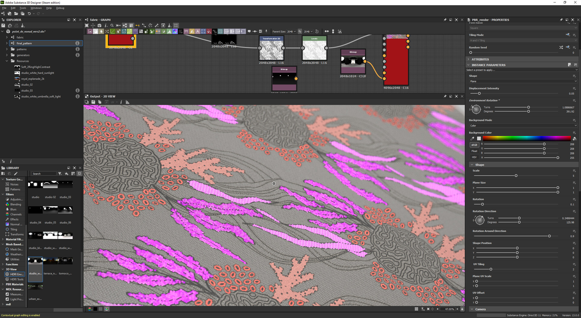 Substance 3D Designer 2024 screenshot 1