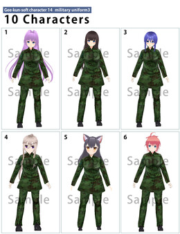 RPG Maker 3D Character Converter - Gee-kun-soft character 14 military uniform 3 for steam RPG Maker 3D Character Converter - Gee-kun-soft character 14 military uniform 3 for steam