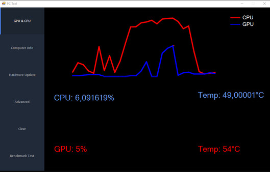 Скриншот из PC Tool