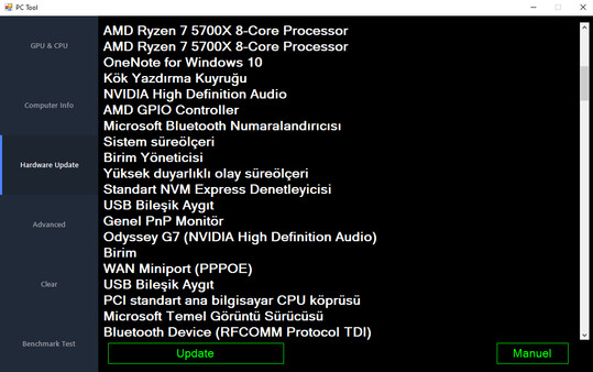 Скриншот из PC Tool