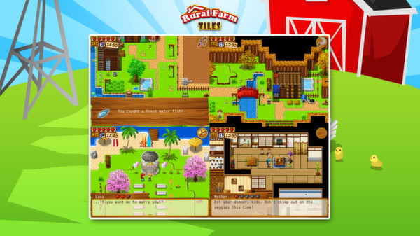 скриншот RPG Maker: Rural Farm Tiles Resource Pack 5