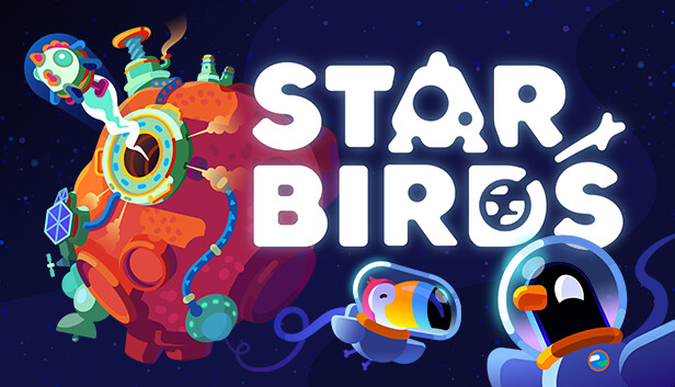 Imagen de la cápsula de "Star Birds" que utilizó RoboStreamer para las transmisiones en Steam