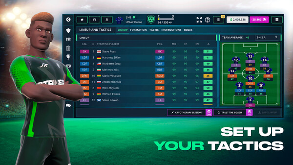 Скриншот из Striker Manager 3