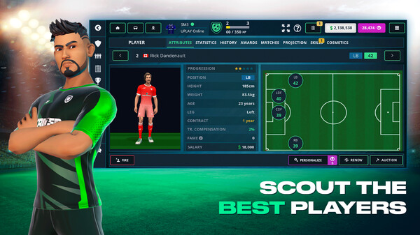 Скриншот из Striker Manager 3