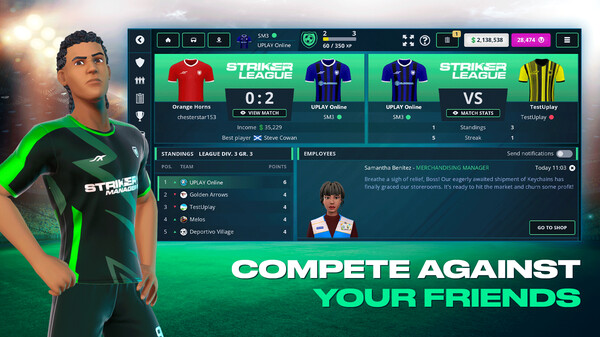 Скриншот из Striker Manager 3