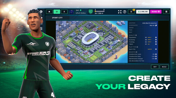 Скриншот из Striker Manager 3