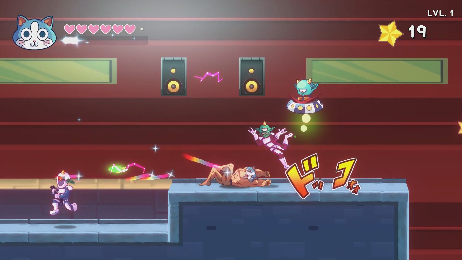 KinnikuNeko : SUPER MUSCLE CAT Demo #6