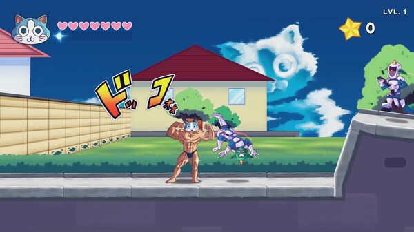 KinnikuNeko : SUPER MUSCLE CAT Demo screenshot 2
