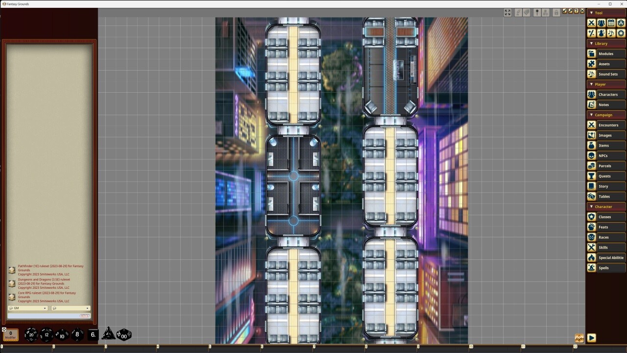 Fantasy Grounds - Starfinder RPG - Starfinder Flip-Mat - Grav Trains #4