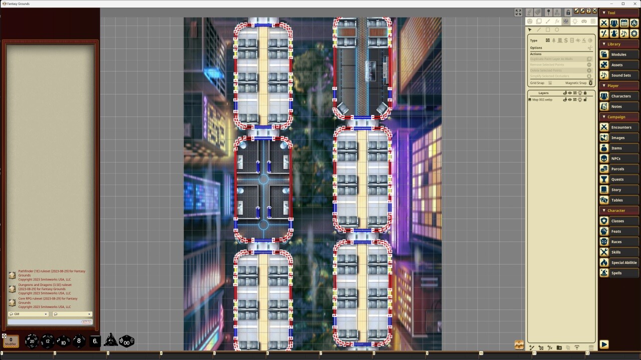 Fantasy Grounds - Starfinder RPG - Starfinder Flip-Mat - Grav Trains #5