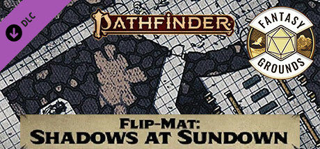 Fantasy Grounds - Pathfinder RPG - Pathfinder Flip-Mat - Shadows at Sundown