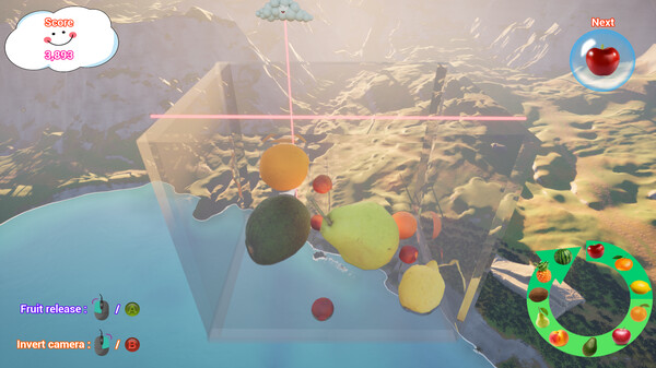 Скриншот из Suika game 3D