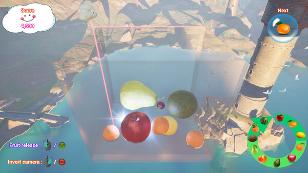Скриншот из Suika game 3D