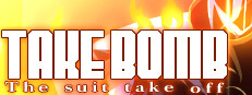 TAKE BOMB: The suit take off