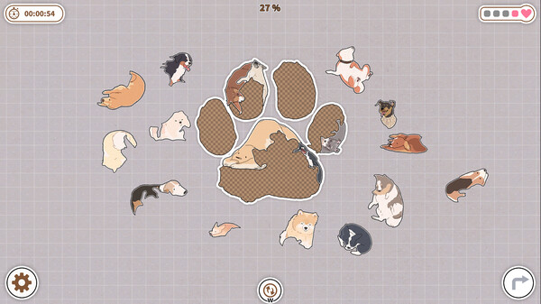 Dogs Huddled Together 挤在一起的狗狗们 game for Linux 1