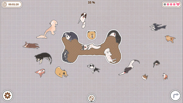 Dogs Huddled Together 挤在一起的狗狗们 game for windows Pc 1