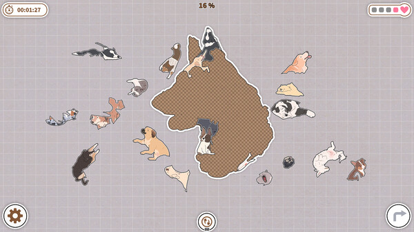 Dogs Huddled Together 挤在一起的狗狗们for windows and Linux 1