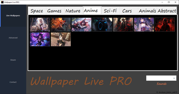 Скриншот из Wallpaper Live PRO