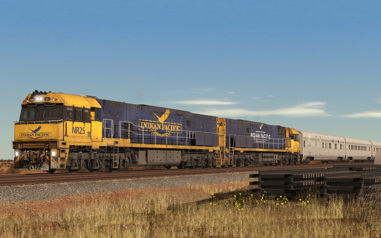 Trainz 2022 DLC - NR Class Locomotive - JBR Indian Pacific Pack #2