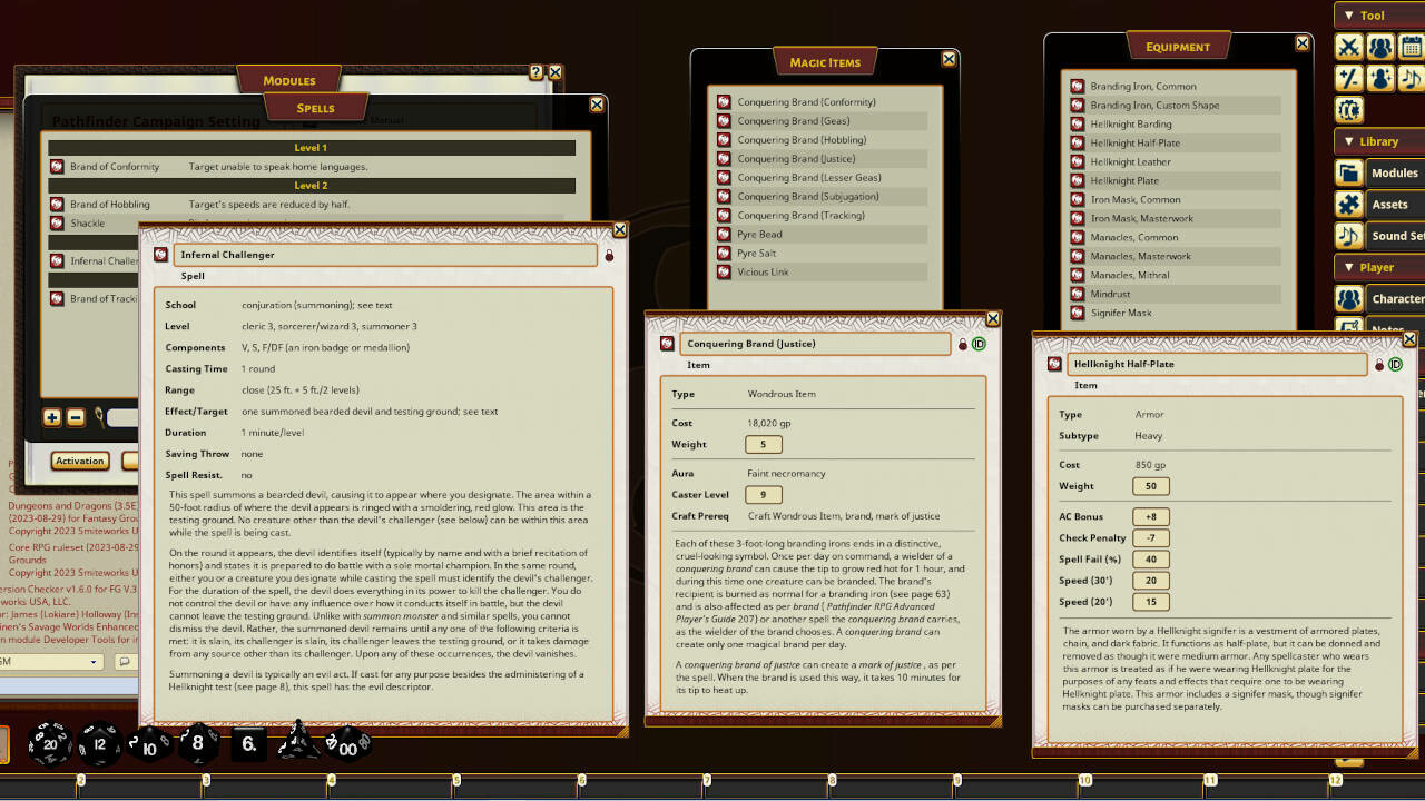 Fantasy Grounds - Pathfinder RPG - Campaign Setting: Path of the Hellknight #0