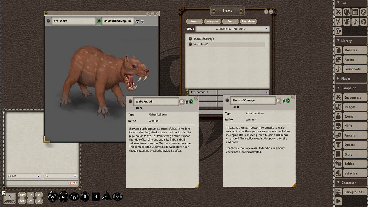 Fantasy Grounds - Latin American Monsters #2