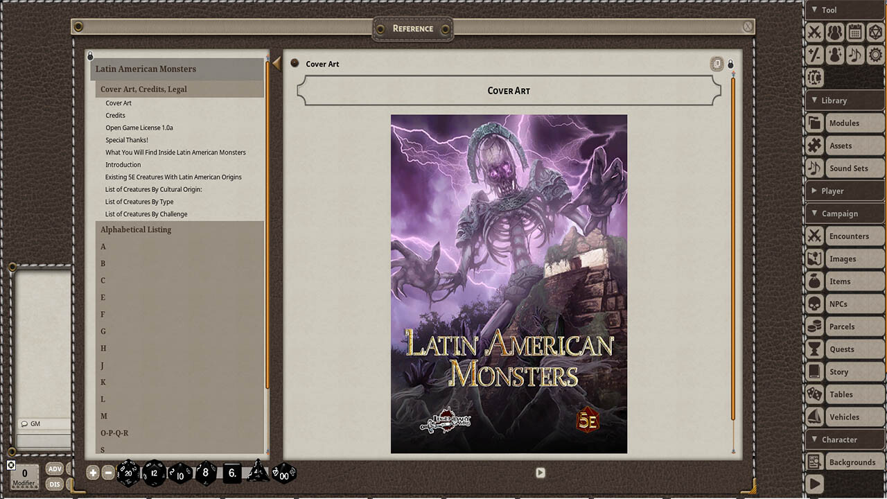 Fantasy Grounds - Latin American Monsters #0