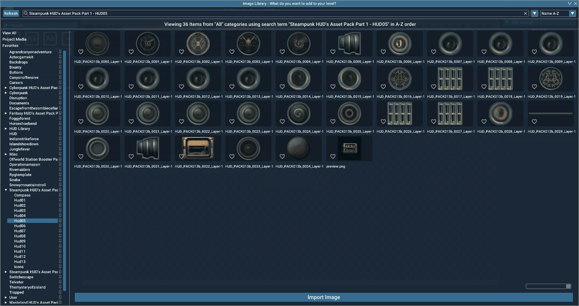 GameGuru MAX Asset Pack Steampunk - HUD's #2