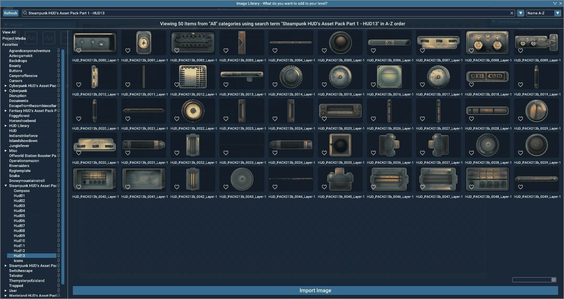 GameGuru MAX Asset Pack Steampunk - HUD's #3