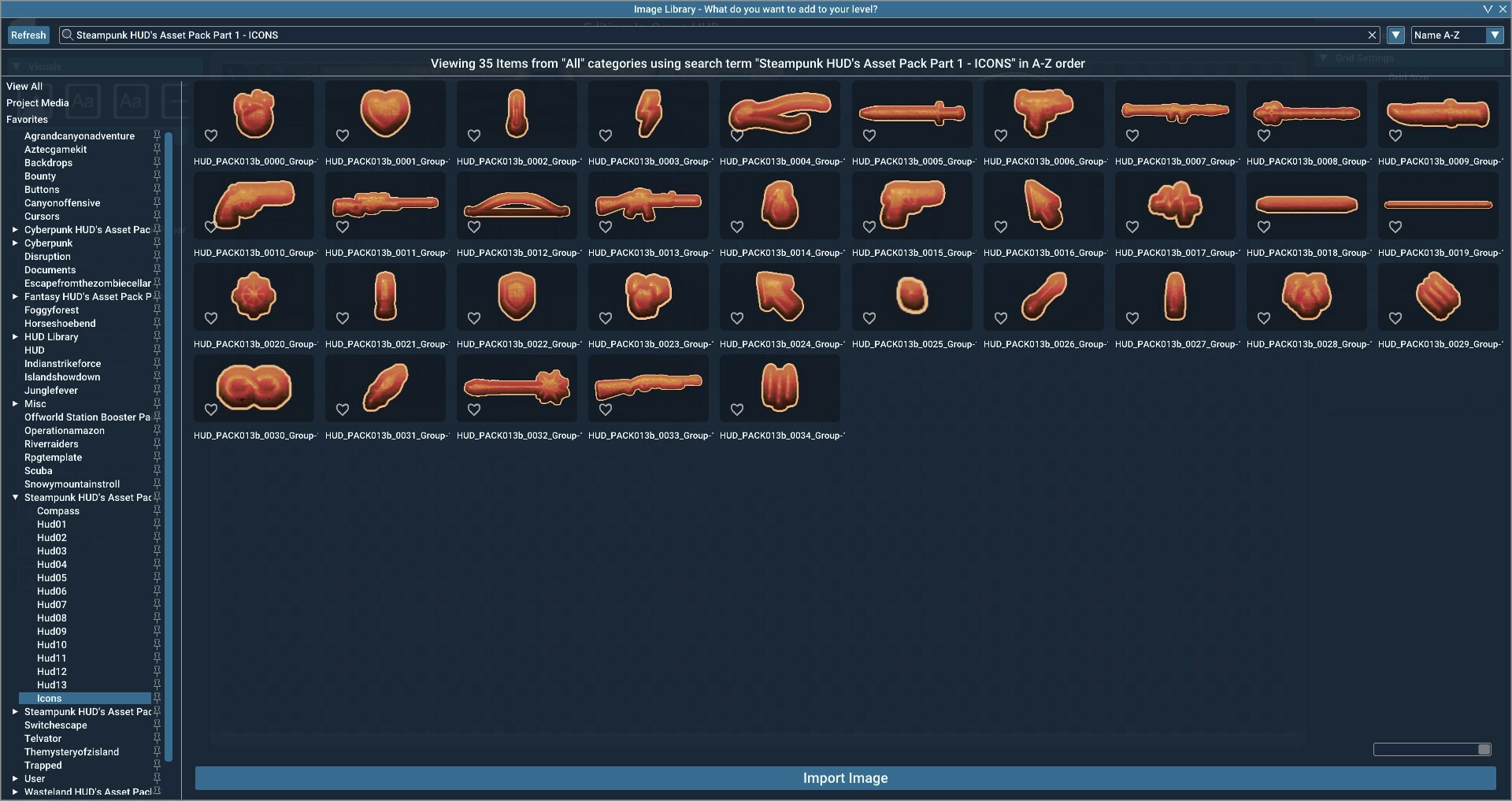 GameGuru MAX Asset Pack Steampunk - HUD's #0