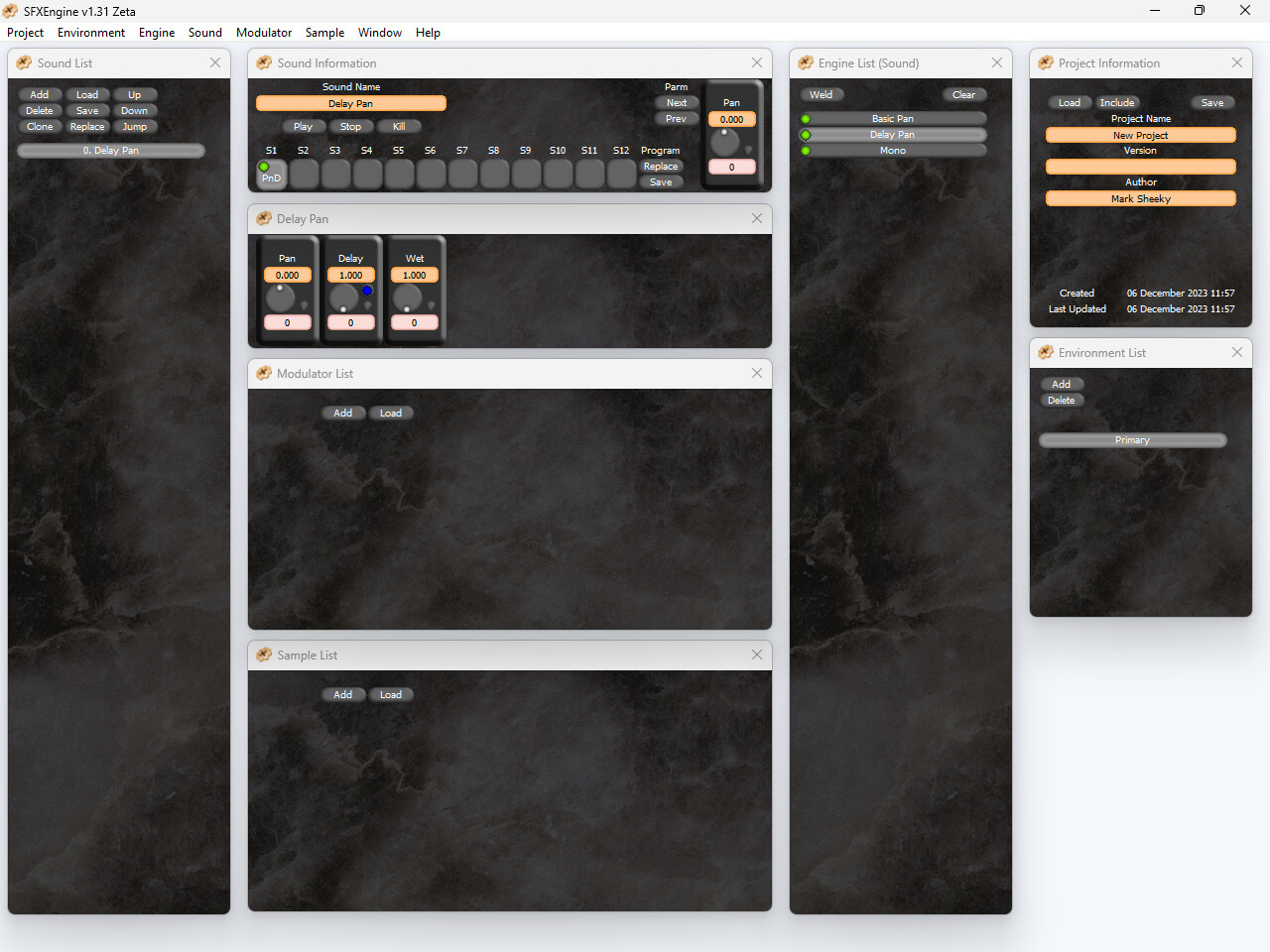 SFXEngine Bolt-on: Pan Engines #0