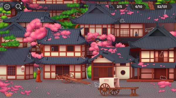 Cat Search in Feudal Japan game for Linux 1