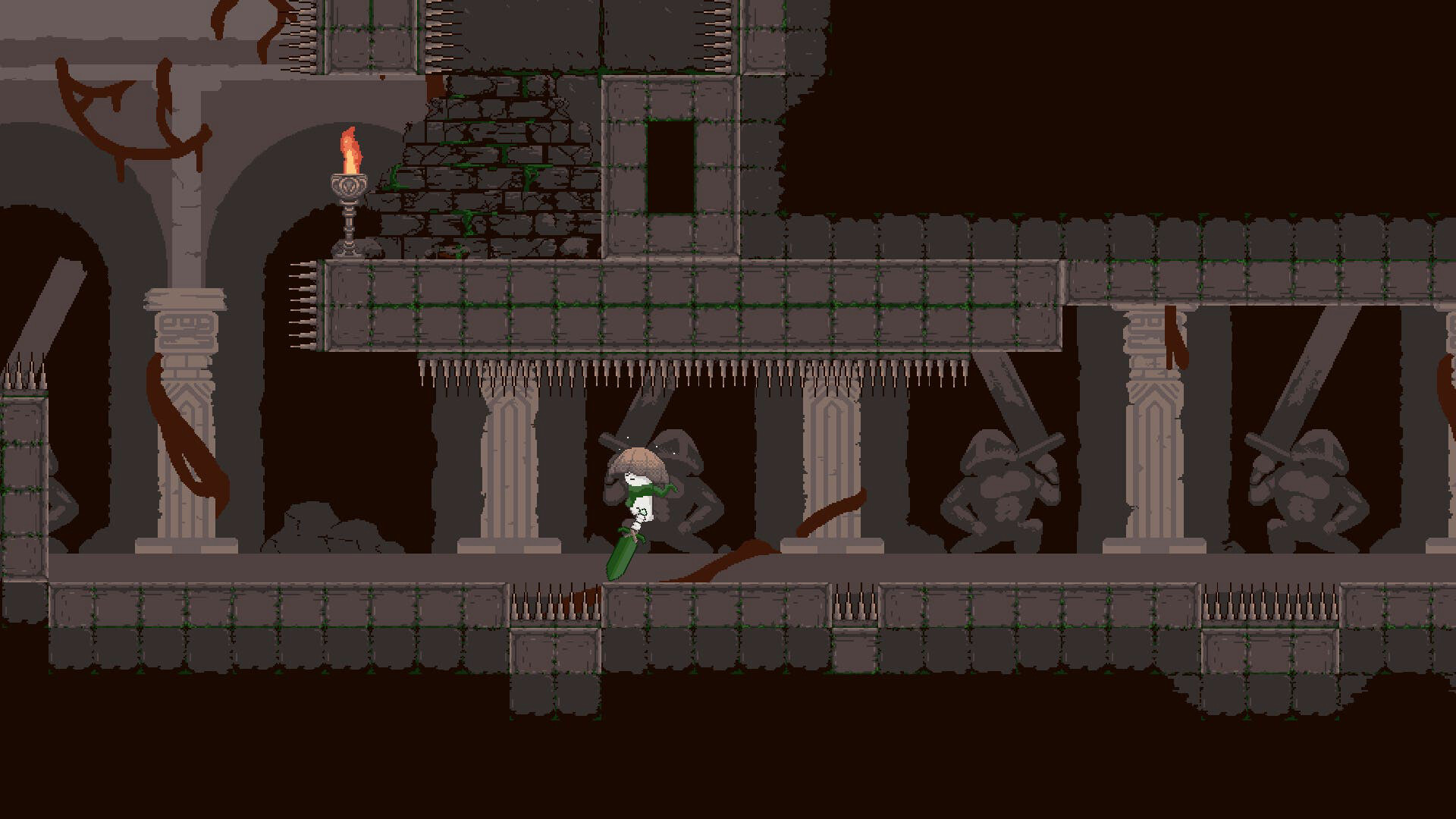 Mushroom Kid's Big Grass Sword Demo #6