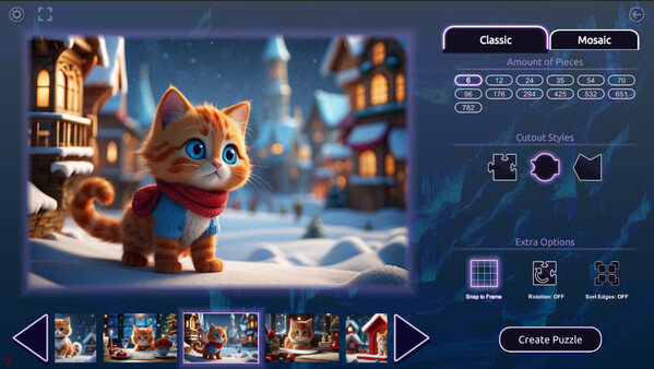 Master of Pieces © Jigsaw Puzzles - Cat Family Christmas