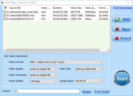 Free Video Converter game for Linux 1