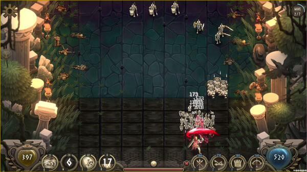 Скриншот из Legendary Hoplite: Arachne’s Trial
