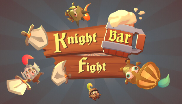 Imagen de la cápsula de "KBF: Knight Bar Fight" que utilizó RoboStreamer para las transmisiones en Steam