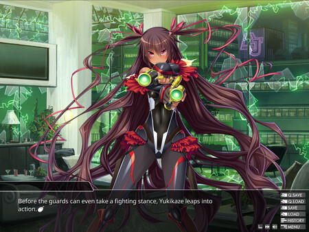 Taimanin Yukikaze game for Linux 1