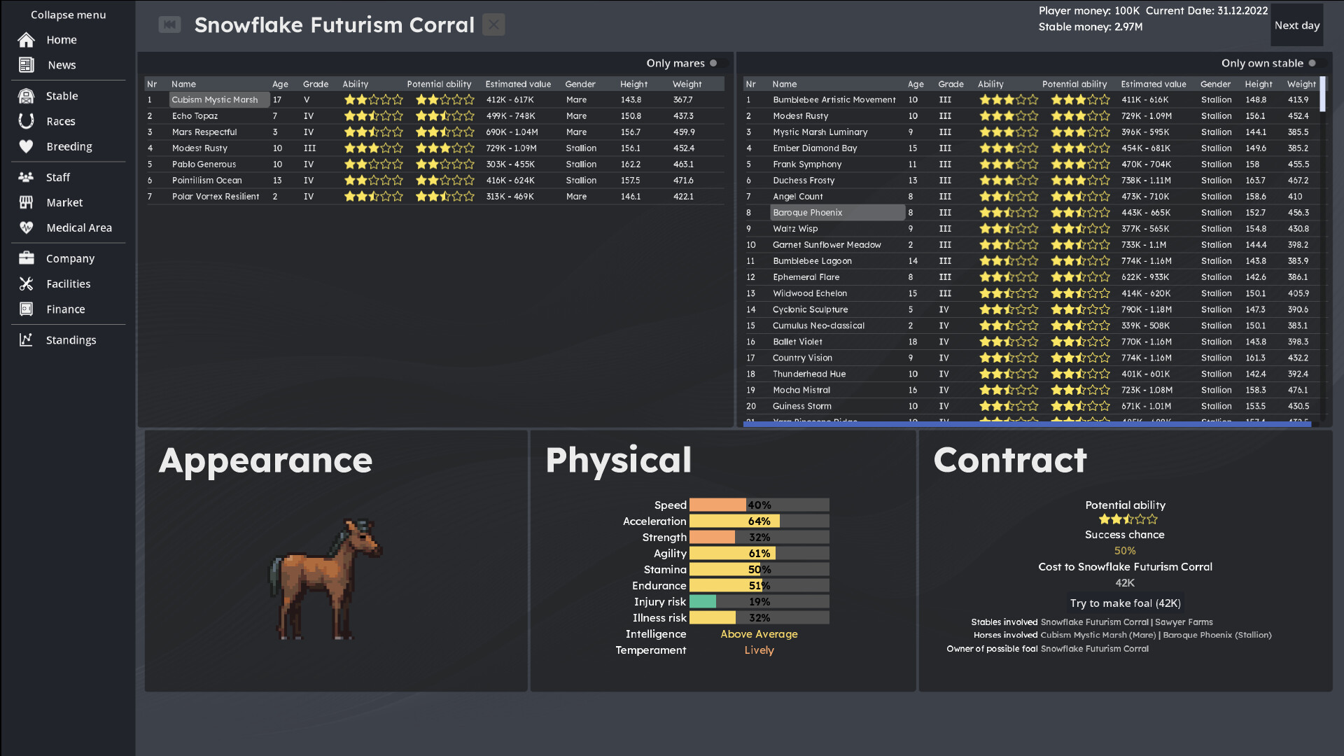 Horse Racing Manager #4